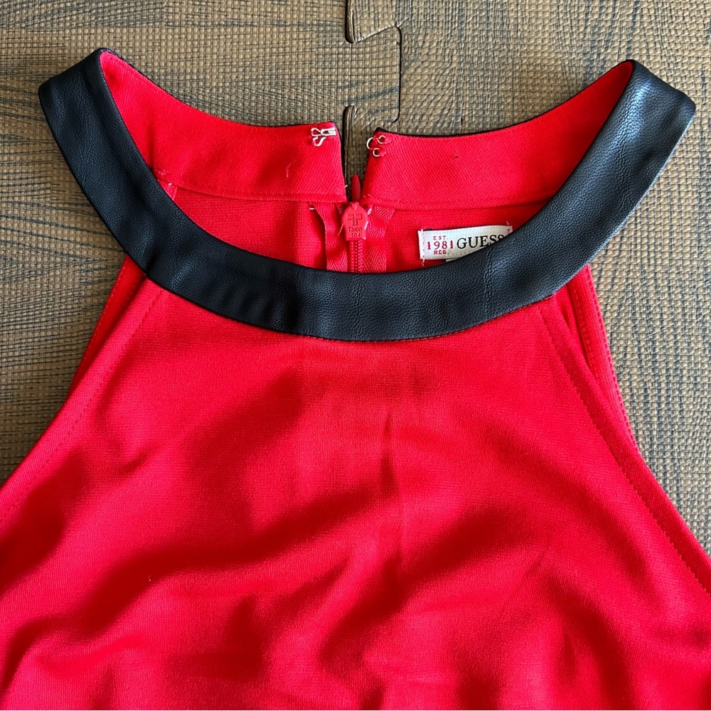 NWT! | Guess | Red Body Con Dress | Size S - Picture 4 of 11